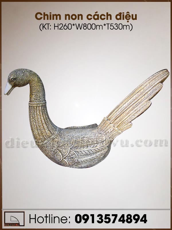 chim non bằng composite